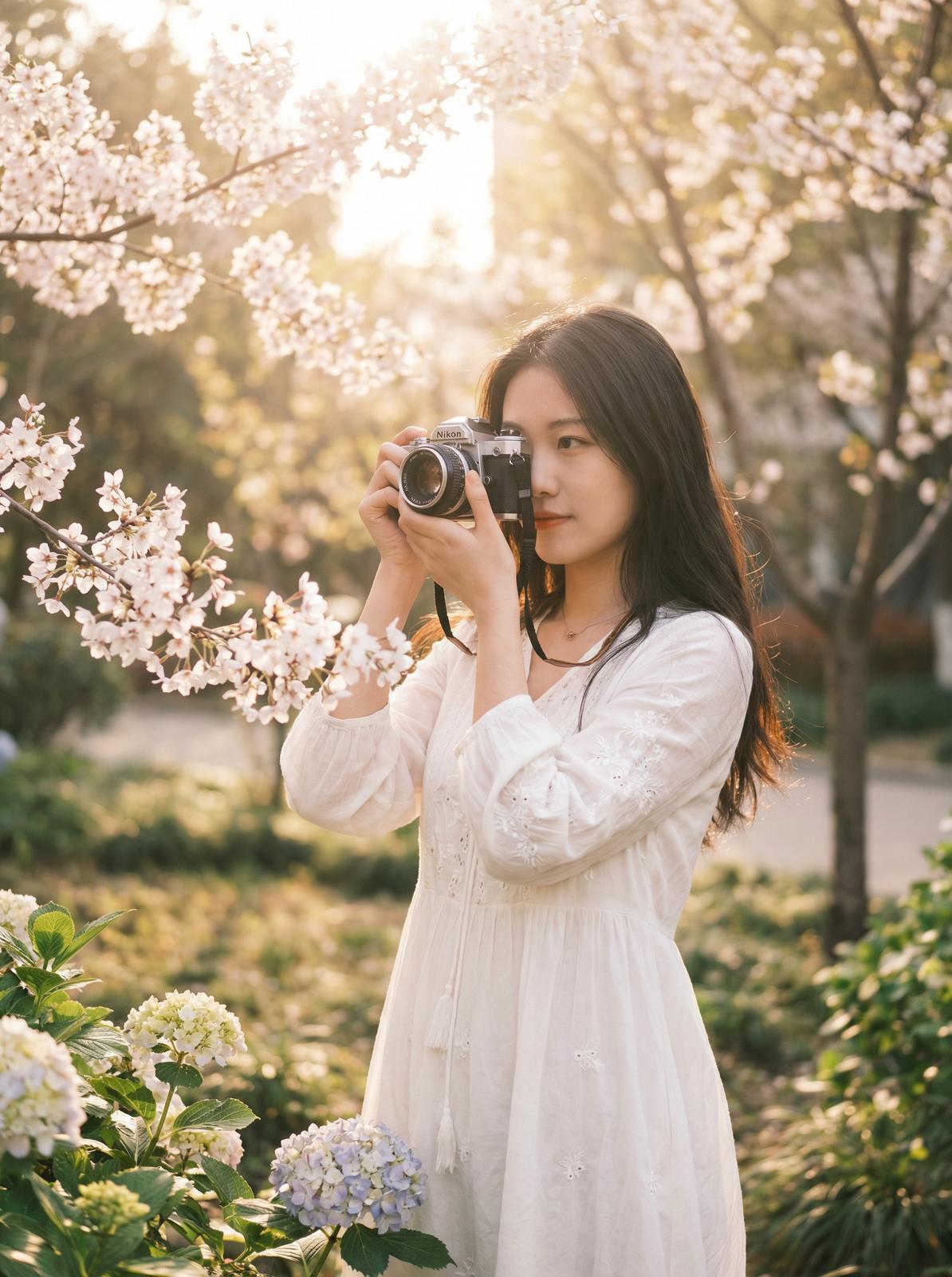 校花春日校园写真传媒